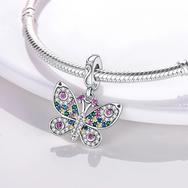 Charms Papillon pour Collier Argent 925