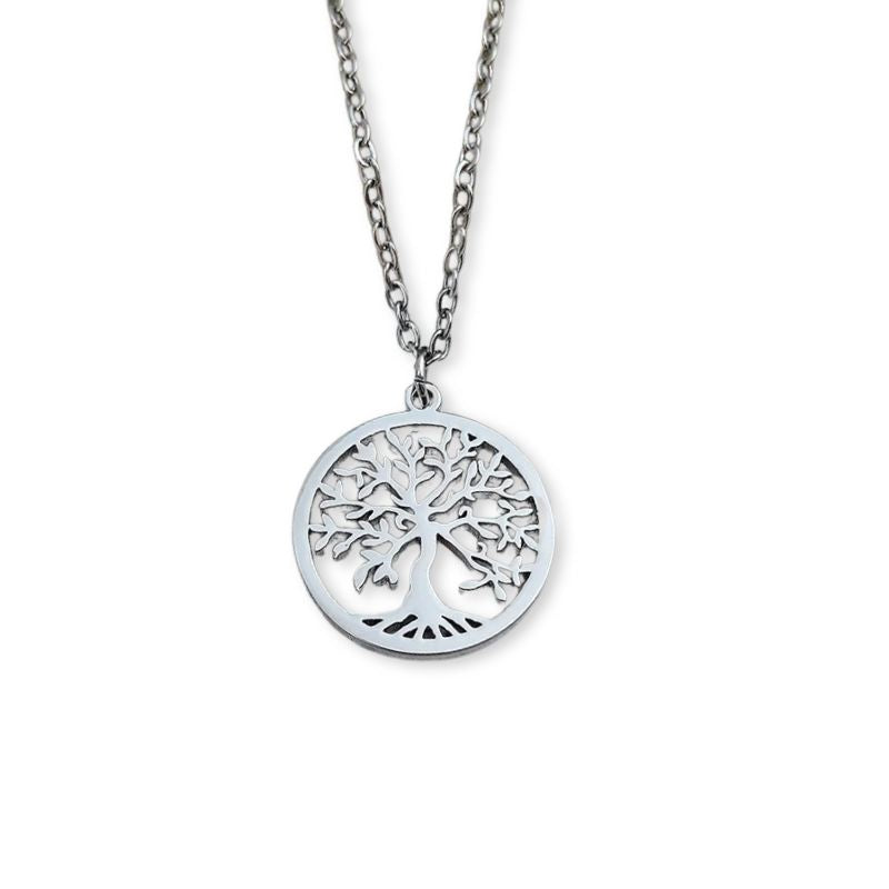 Collier Arbre de Vie Acier Inoxydable