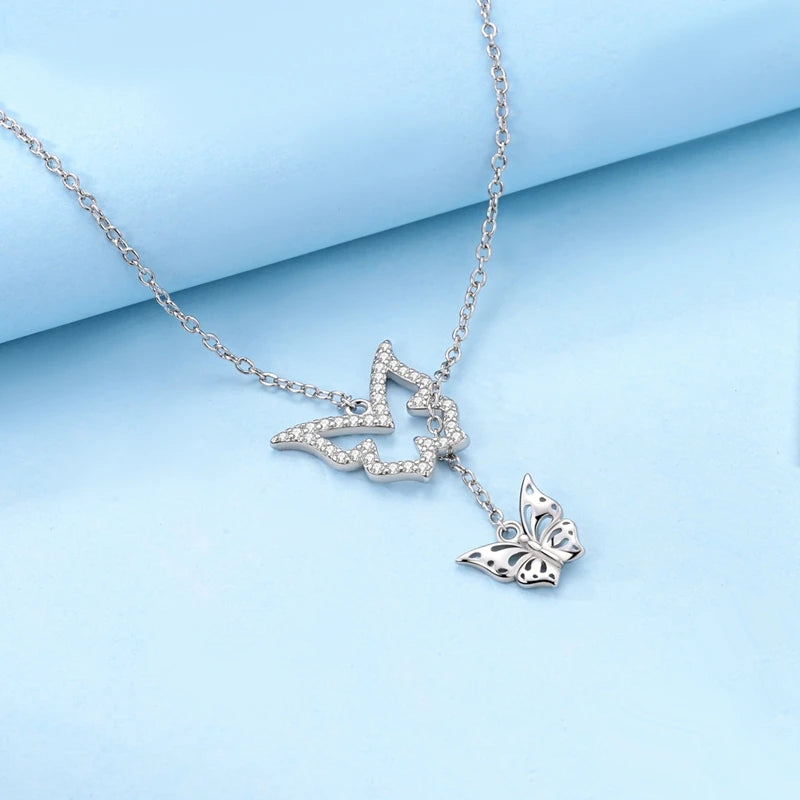 Collier Argent 925 Papillon