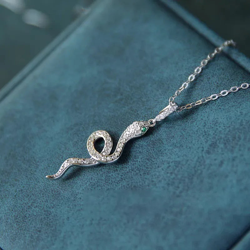 Collier Serpent en Acier Inoxydable