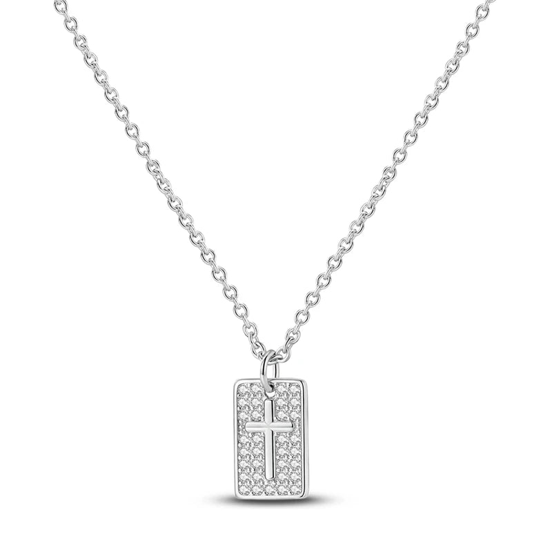 Collier Croix Femme Argent