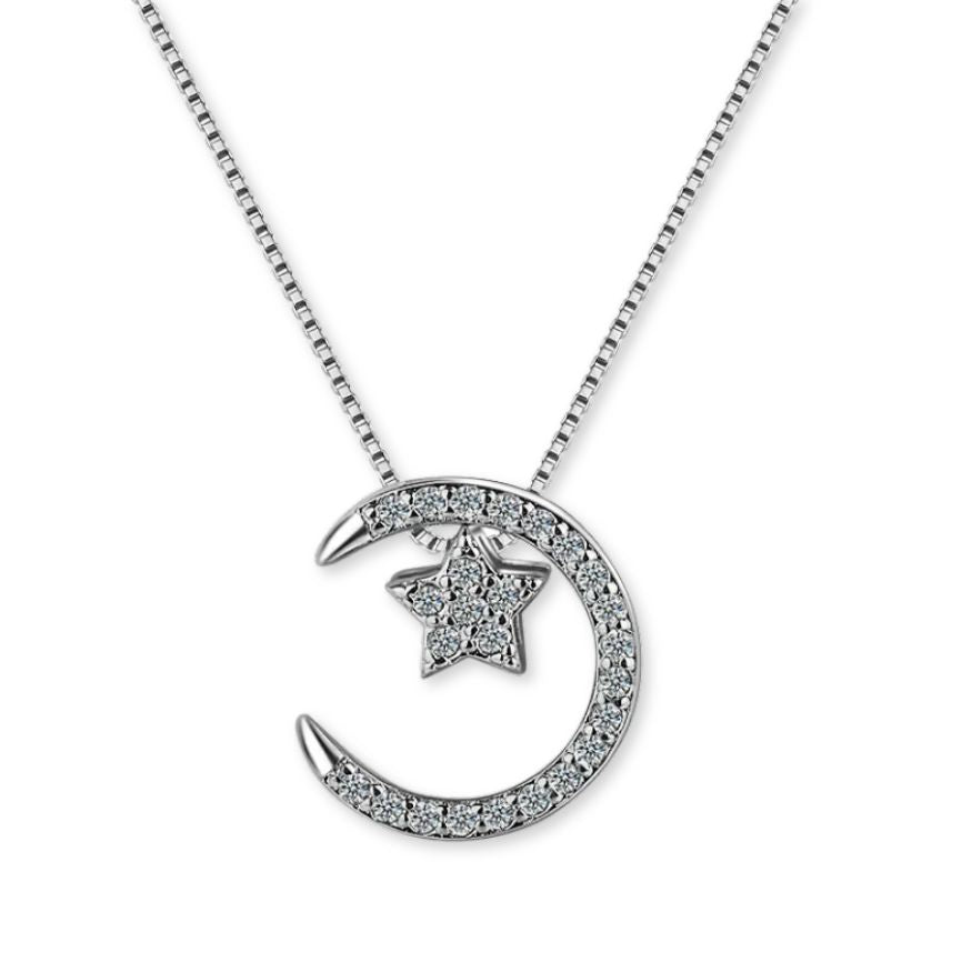 Collier Lune Étoile