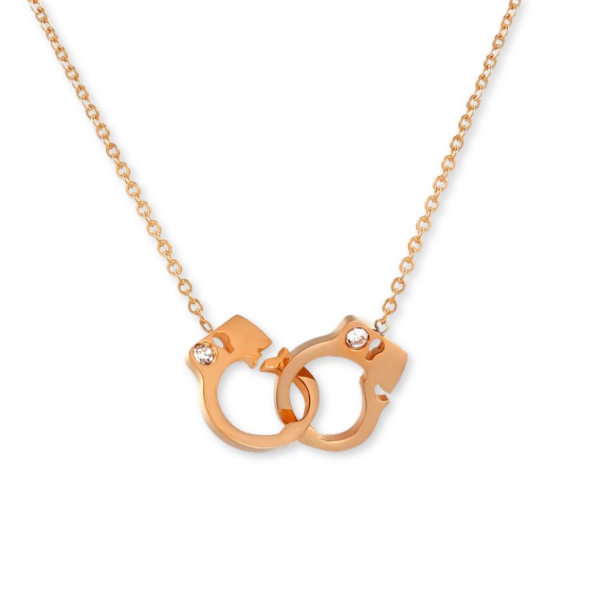 Collier Menotte Rose