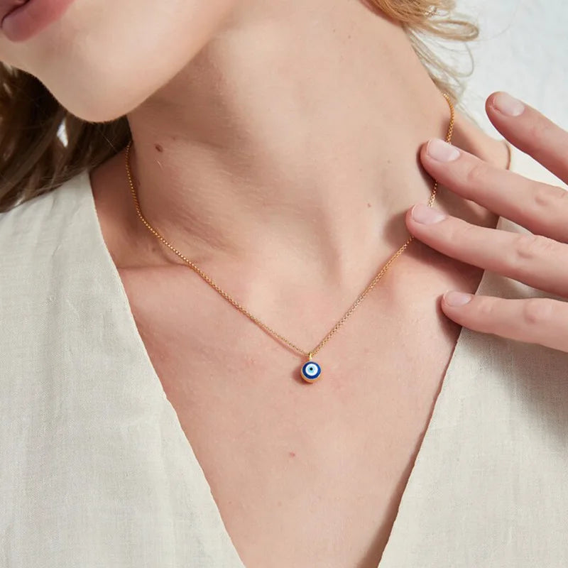 Collier Oeil Bleu