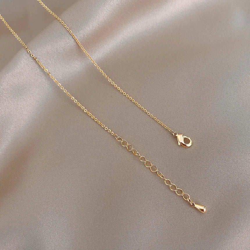 Collier Papillon Or acier inoxydable ajustable