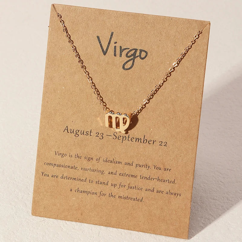 Collier Signe Astrologique Or Vierge