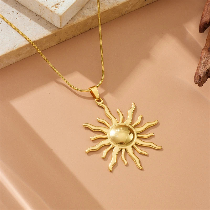 Collier Soleil Or pour femme