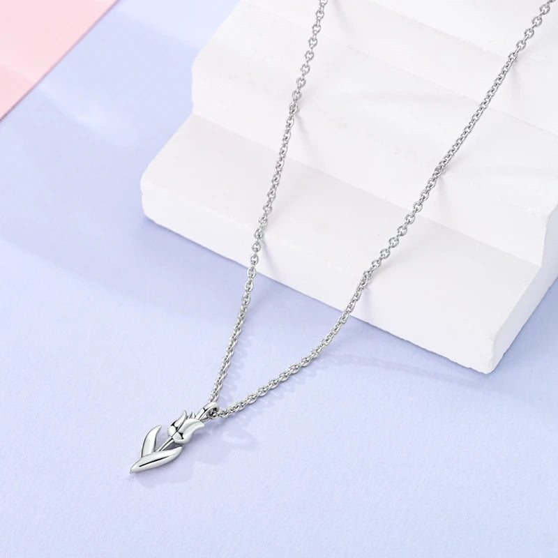 Collier Fleurs Tulipe Argent 925