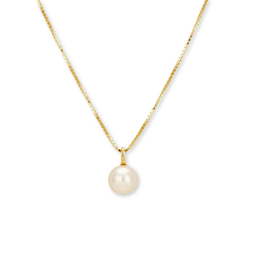 Collier Une Perle Blanche