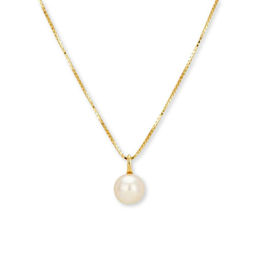 Collier Une Perle Blanche