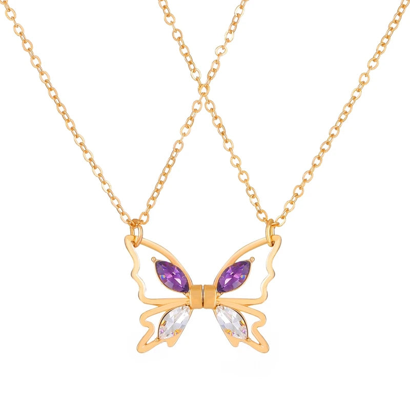 Collier d'Amitié Aimanté doré pour 2