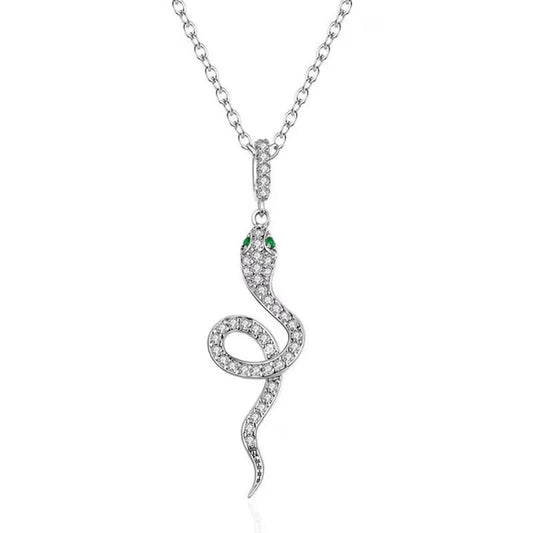 Collier Argent Serpent
