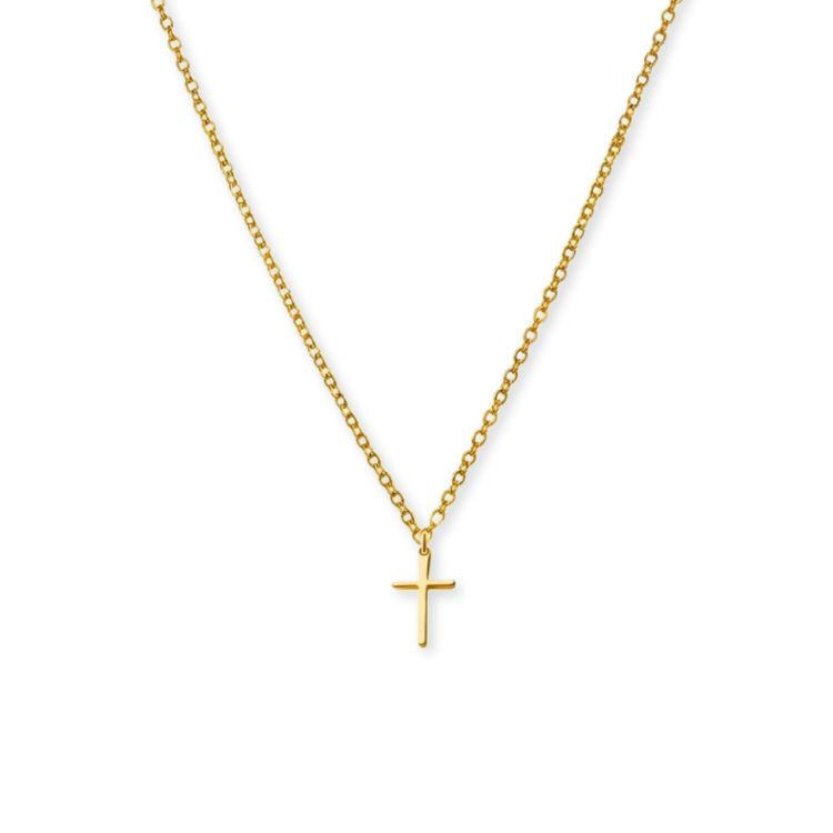 Collier Croix Doré