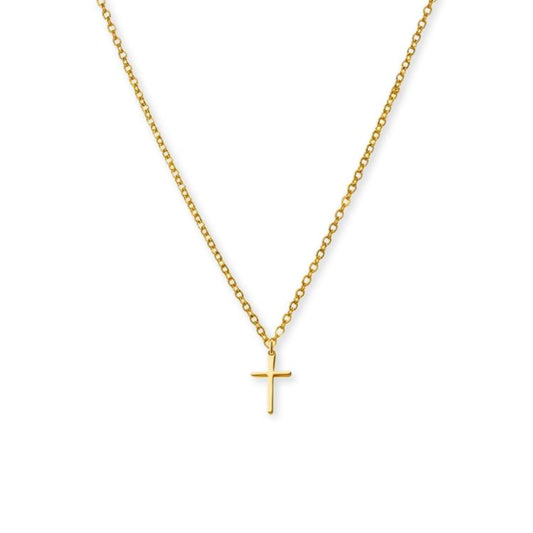 Collier Croix Doré