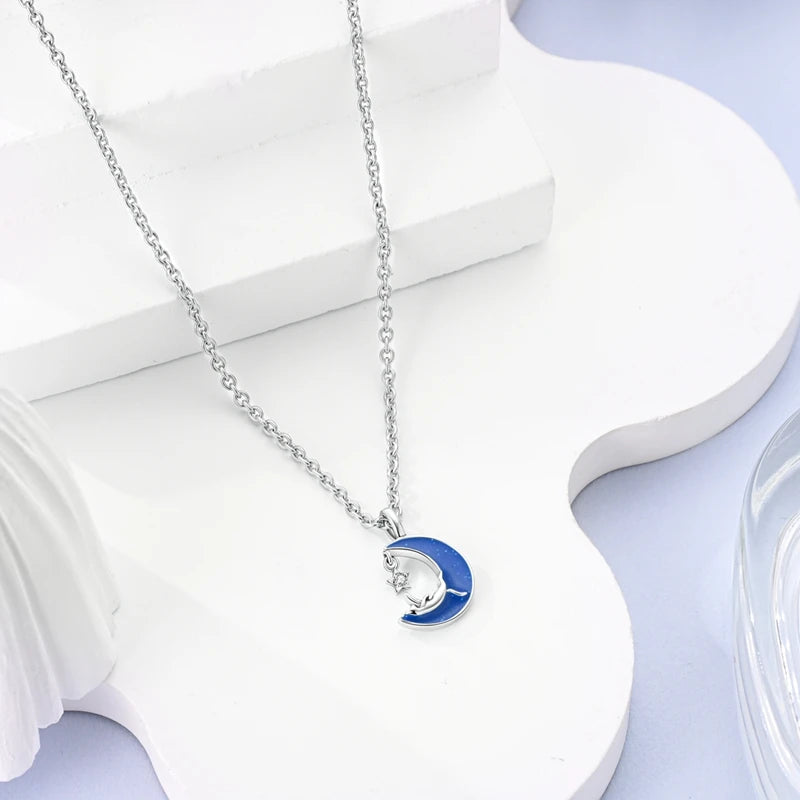 Collier Demi Lune Argent 925