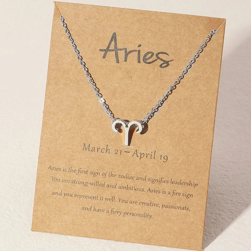 Collier Signe Astrologique Argent Bélier