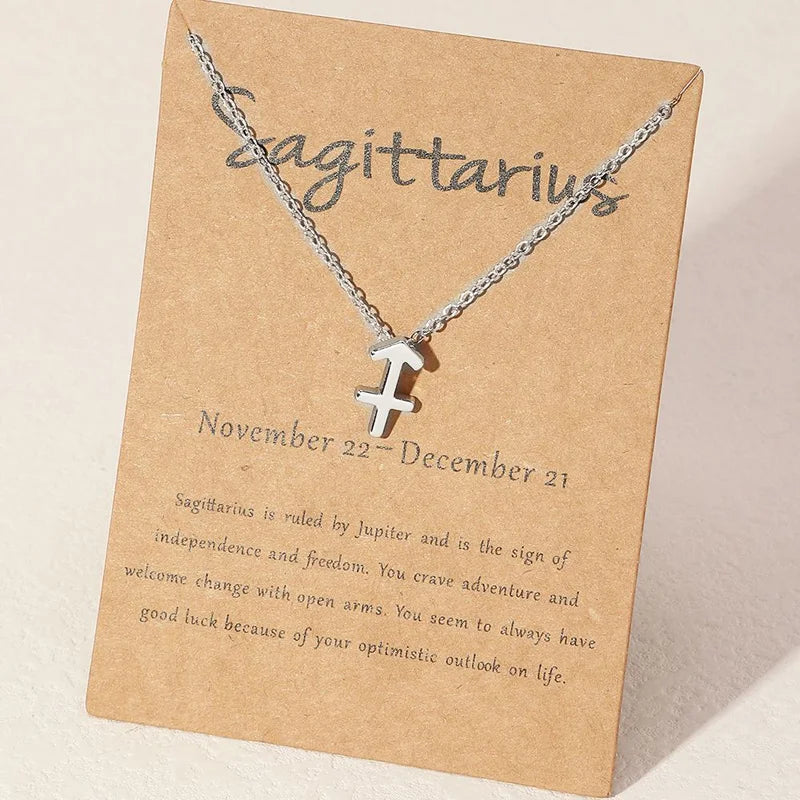 Collier Signe Astrologique Argent Sagittaire