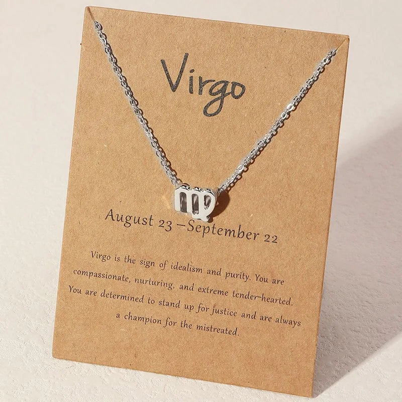 Collier Signe Astrologique Argent Vierge