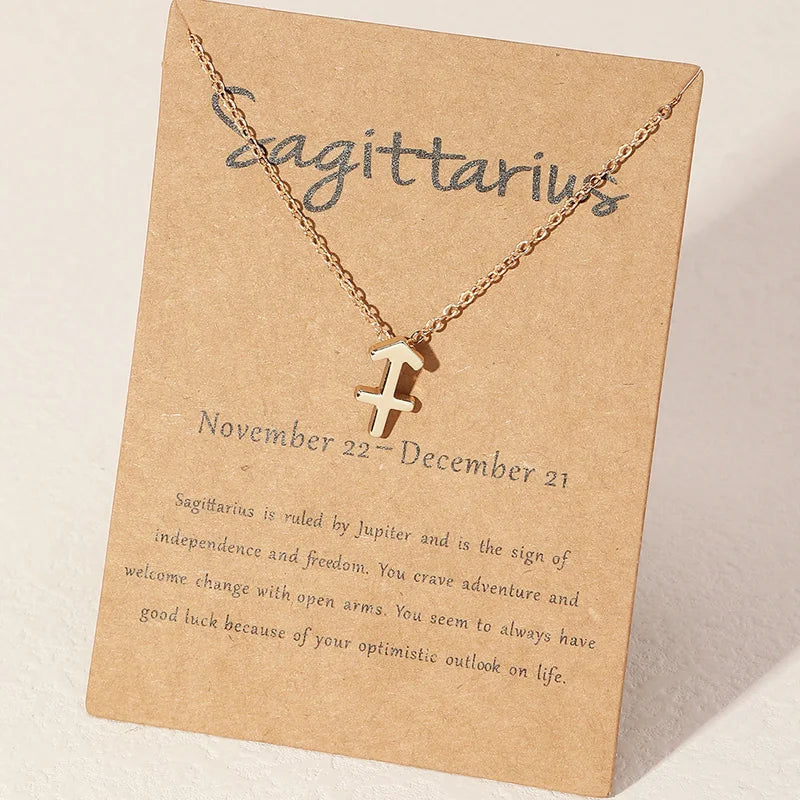 Collier Signe Astrologique Or Sagittaire