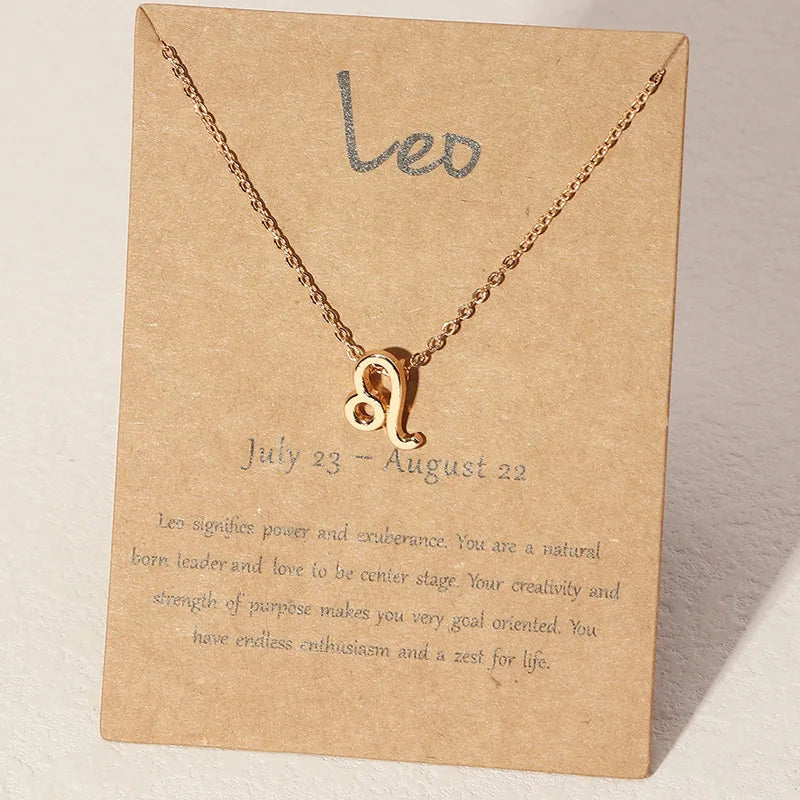 Collier Signe Astrologique or Lion