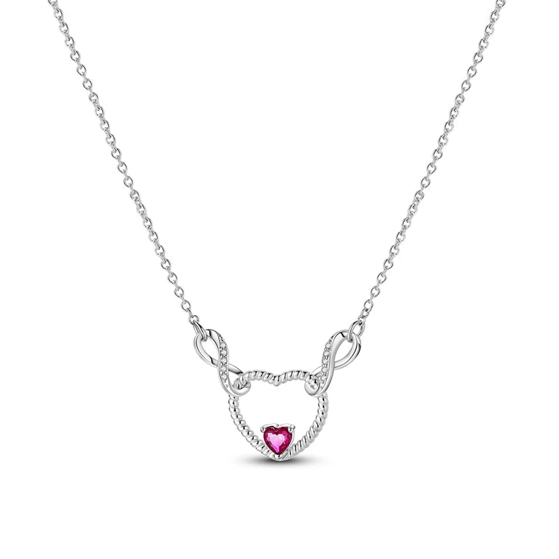 Collier coeur Infini