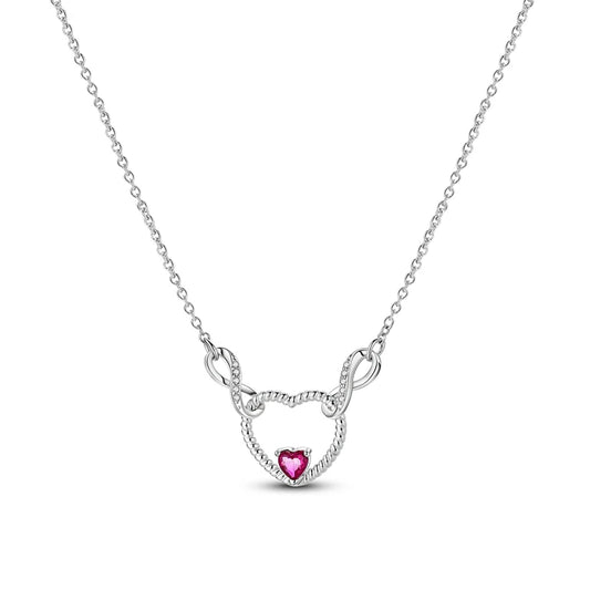 Collier coeur Infini