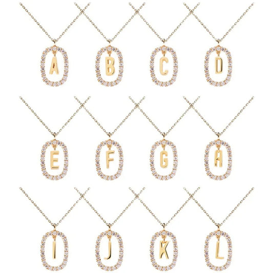 Collier avec Lettre Prenom Or