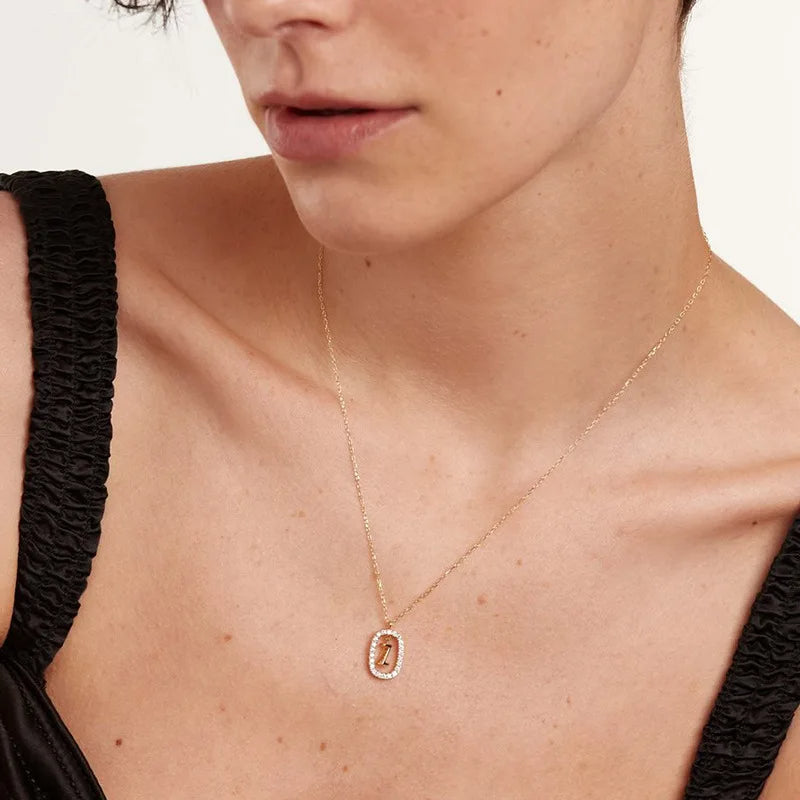 Collier avec Lettre Prenom L  or 
