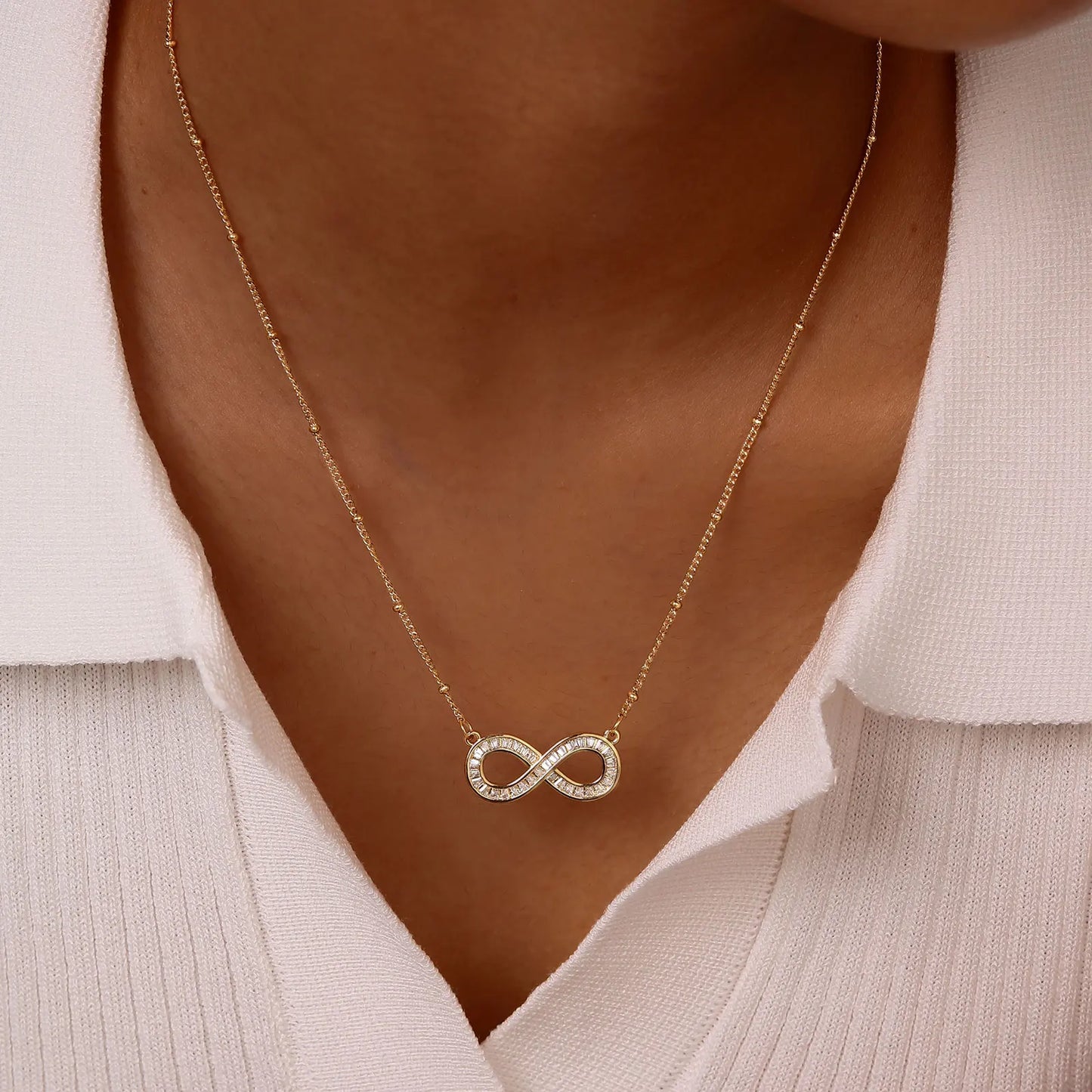 Collier Infini Plaqué or 14k